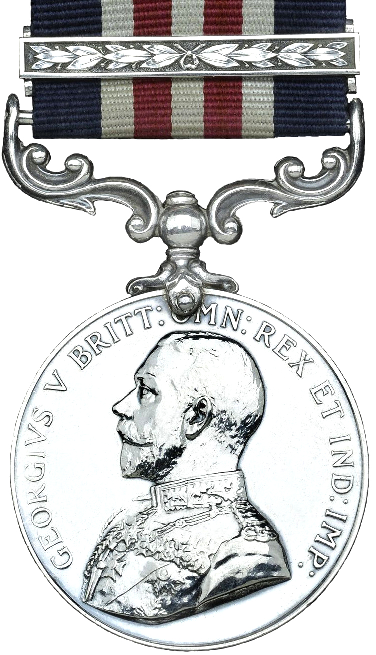 Military Medal with bar